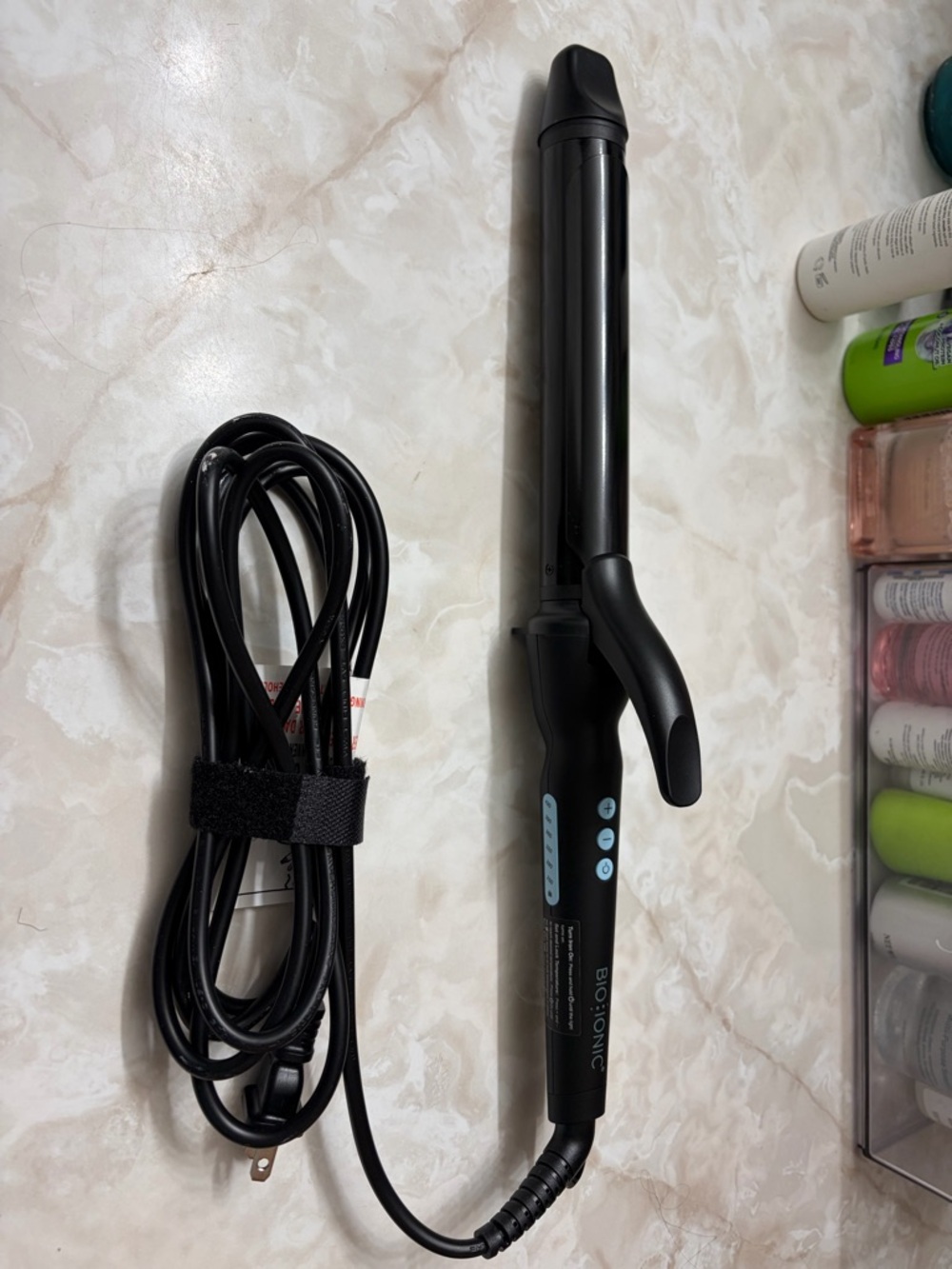 Bio Ionic Black 1.5” Curling Iron - Black